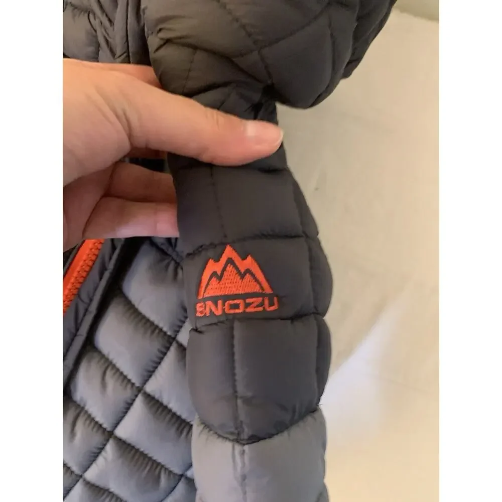 Snozu Fleece Lined Snowsuit Size 3-6 Months Baby Hooded Bunting Outerwear - Picture 7 of 9